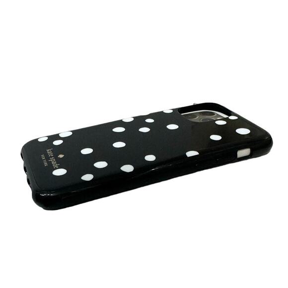 Kate Spade Black and white Polka Dots Iphone 11 Pro Case - Picture 2 of 9